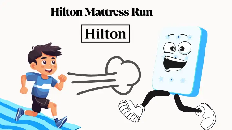 hilton mattress run 1