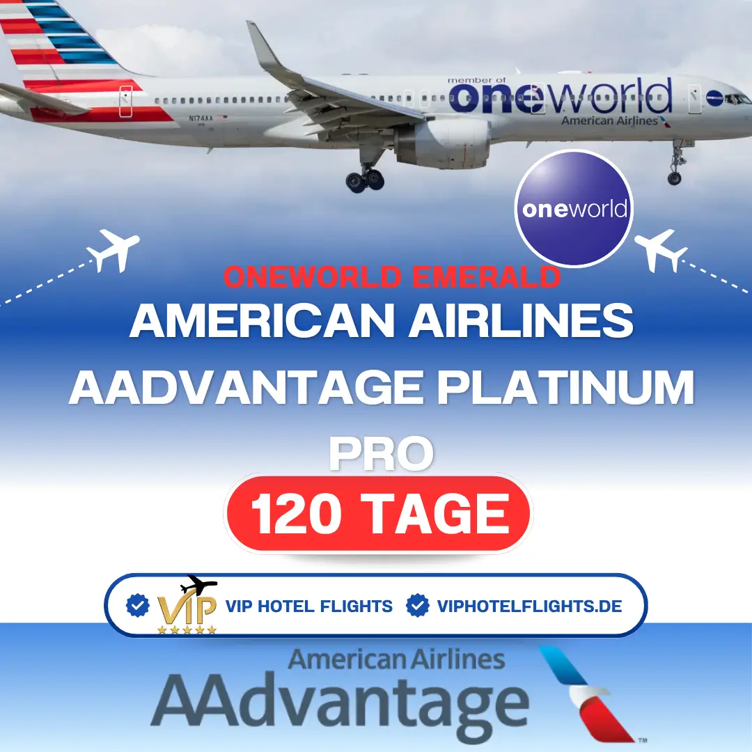 American Airlines AAdvantage Platinum Pro-Upgrade für 120 Tage 1 american-airlines-aadvantage-platinum-pro-upgrade