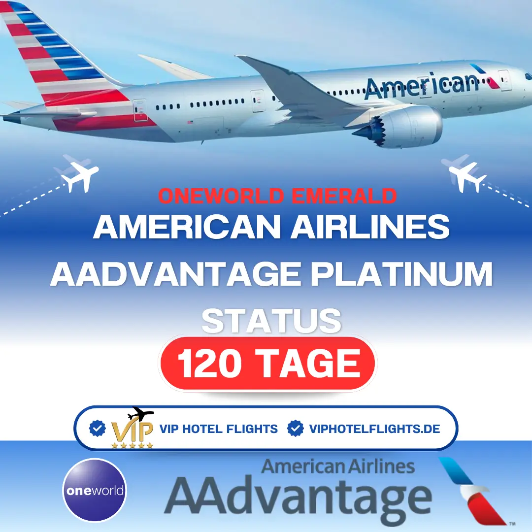 American Airlines AAdvantage Platinum Status-Upgrade für 120 Tage 1 american-airlines-aadvantage-platinum-status-upgrade