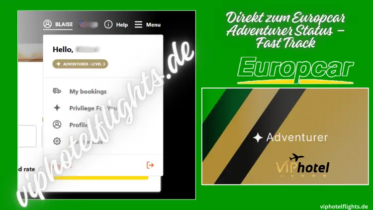 Upgrade auf Europcar Adventurer Status / Level 3 für 2 Jahre 4 Direkt zum Europcar Adventurer Status – Fast Track-de