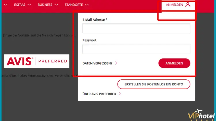 avis-preferred-login