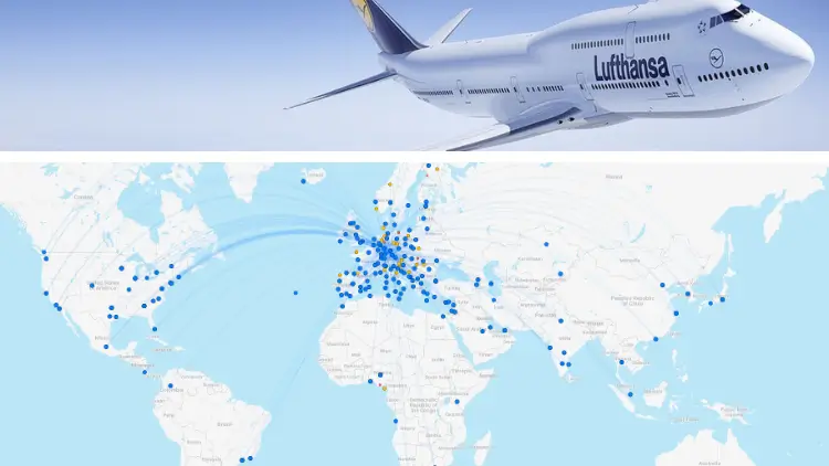 lufthansa globales streckennetz und beliebte ziele