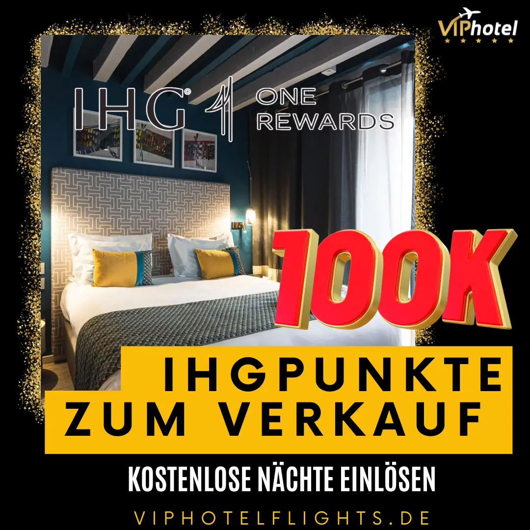 100K IHG-Punkte zum Verkauf – Kostenlose Nächte einlösen 1 100K IHG-Punkte zum Verkauf – Kostenlose Nächte einlösen