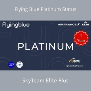 Buy Flying Blue Platinum Status Upgrade – SkyTeam Elite Plus (1-Year VIP Access)